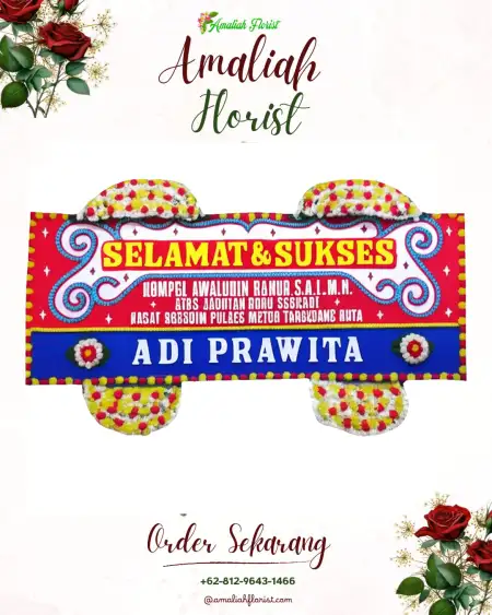 Papan Bunga Ucapan Selamat Sinindian